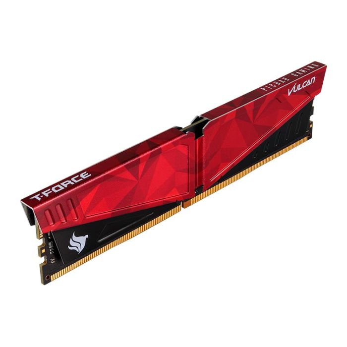 Memoria Team Group T-Force Vulcan Pichau, 8GB (1x8), DDR4, 3200MHz, C16, Vermelha, TLPRD48G3200HC16F